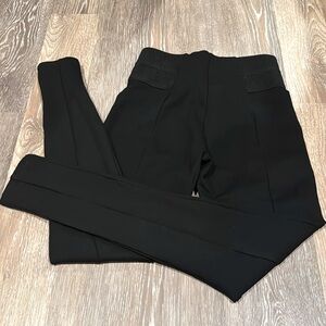 Zara - XS - Black Trouser Leggings - Skinny Pants